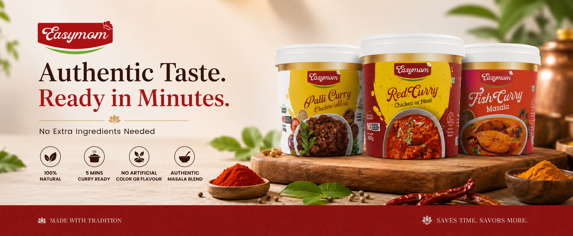 EasyMom — Authentic South Indian masala spices